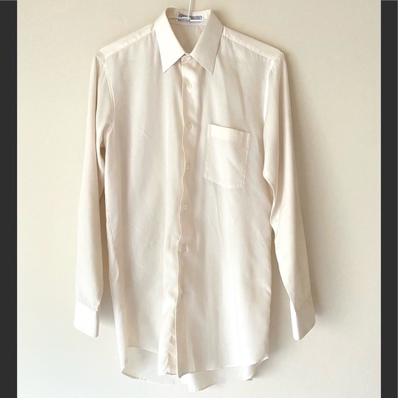 Spark Tops Spark Womens Beige Button Down Business